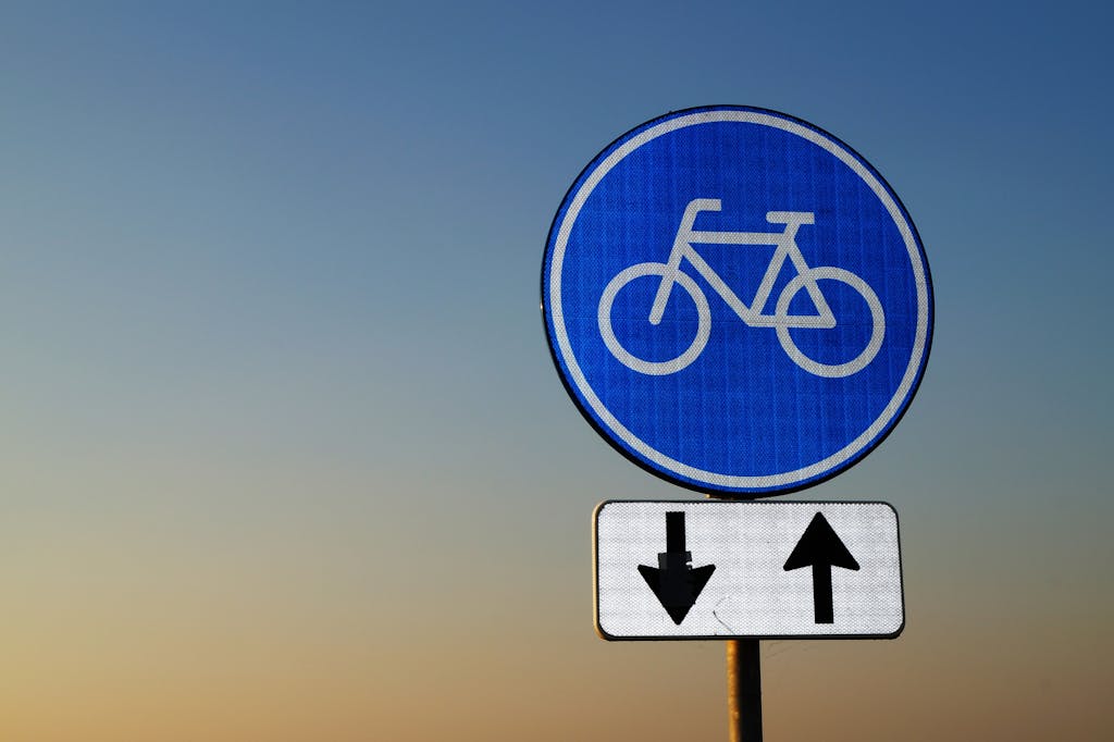 Bicycle Crossing Signage